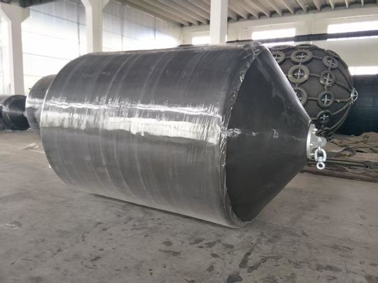 Kapal ke Kapal berlabuh Fender Bagian Pneumatic Fender Karet