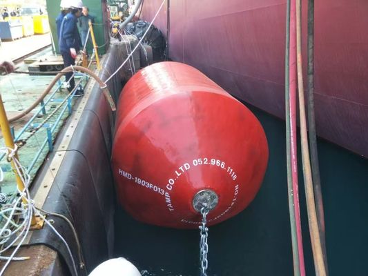 Kapal ke Kapal berlabuh Fender Bagian Pneumatic Fender Karet