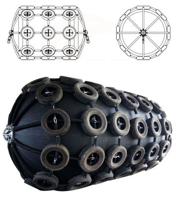 Pneumatic marine fender untuk berbagai ukuran kapal