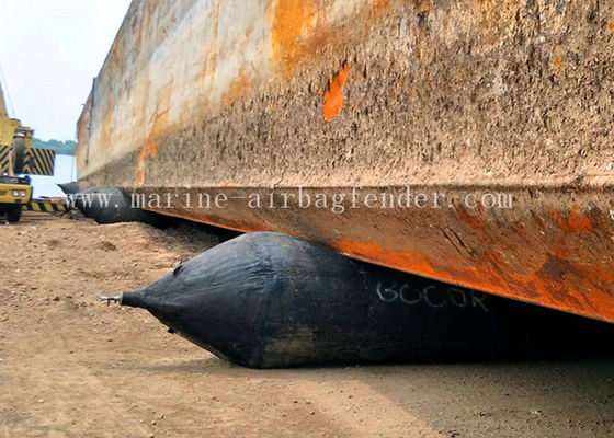Airbag karet laut yang dapat disesuaikan untuk peluncuran dan angkat kapal