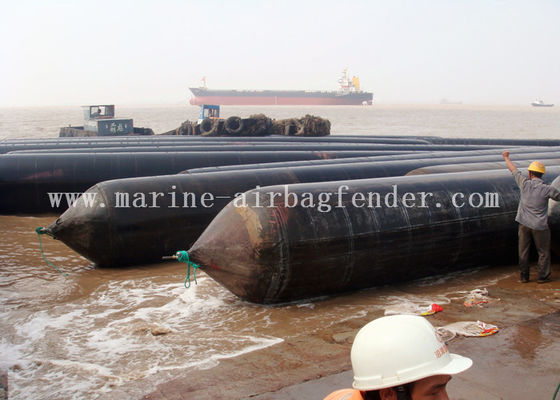 Peluncuran Kapal dan Angkat Airbag Karet Inflatable Marinir