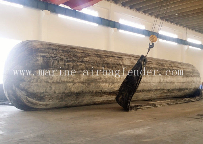 Kelautan Inflatable Rubber Marine Salvage Airbag D2.0m * EL20m 8 Layers Kekuatan Tinggi