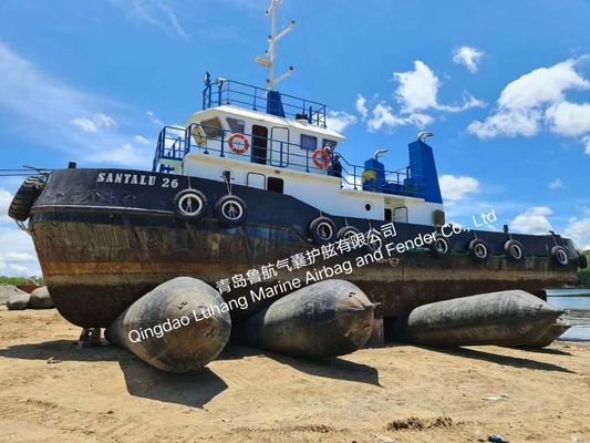 Airbag Inflatable Marine Pabrik Kapal Airbag Penyelamatan Kapal 1,5 X 10m 8 Lapisan