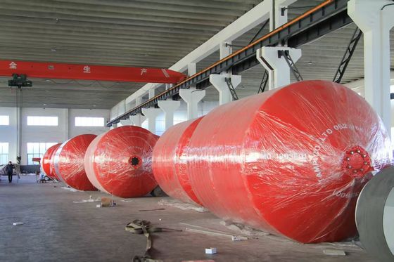 Kapal ke Kapal berlabuh Fender Bagian Pneumatic Fender Karet