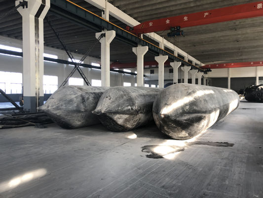 Peluncuran Kapal Keselamatan Mengambang Karet Alam Airbag 6 Layer